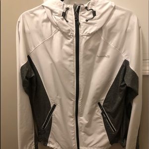 White and Grey Rainjacket